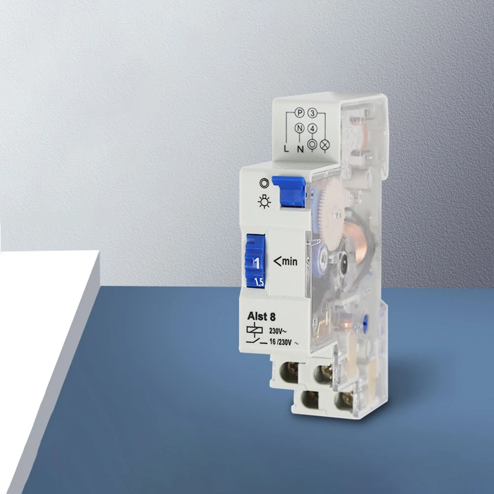 230V Mechanical Timer Relay Switch for Stairway Light Control with Flexible Timing Settings and Energy Efficient Operation