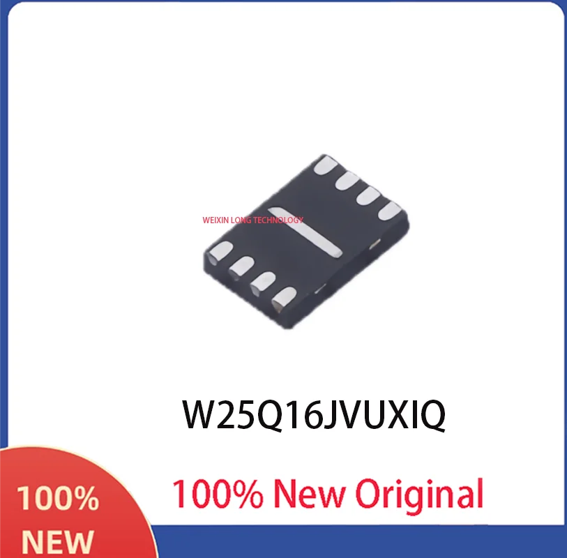 Brand new original W25Q16JVUXIQ surface mount UFDFN-8 3V 16M-bit serial flash memory chip IC