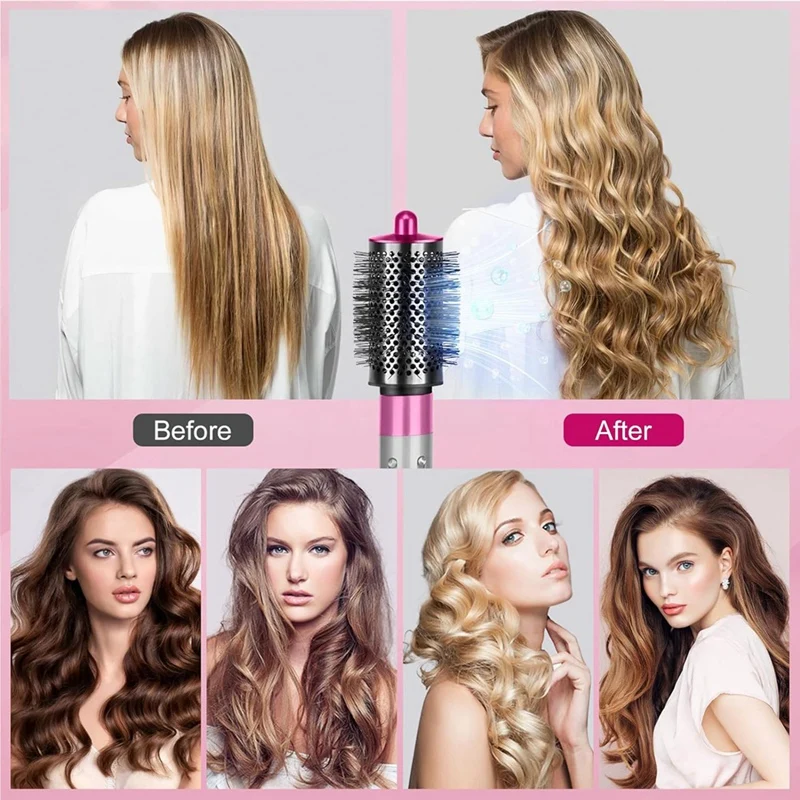 Duża okrągła szczotka zwiększająca objętość do suszarki do włosów Dyson Airwrap Multi-Styler z adapterem Curling Hair Tool