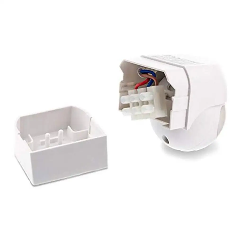 1pcs Human Body Infrared Sensor Light Long-distance Wall Mounted Waterproof Outdoor Sensing Switch LED Light Sensing Night Light