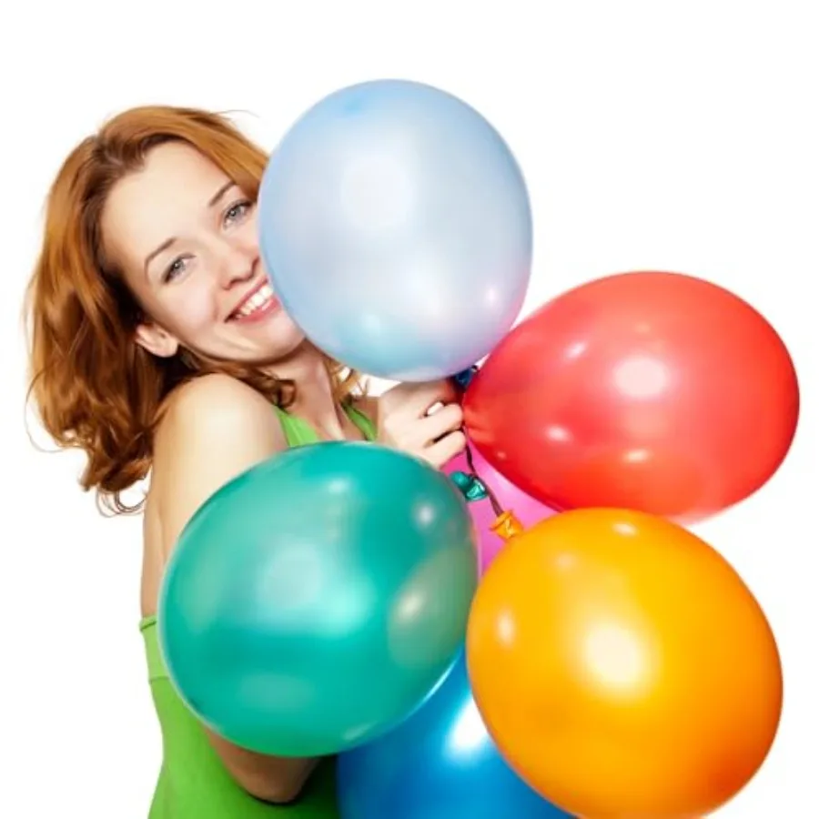 Paquet de 100 ballons 12 pouces, couleurs assorties pour fête d'anniversaire, mariage, anniversaire et vacances