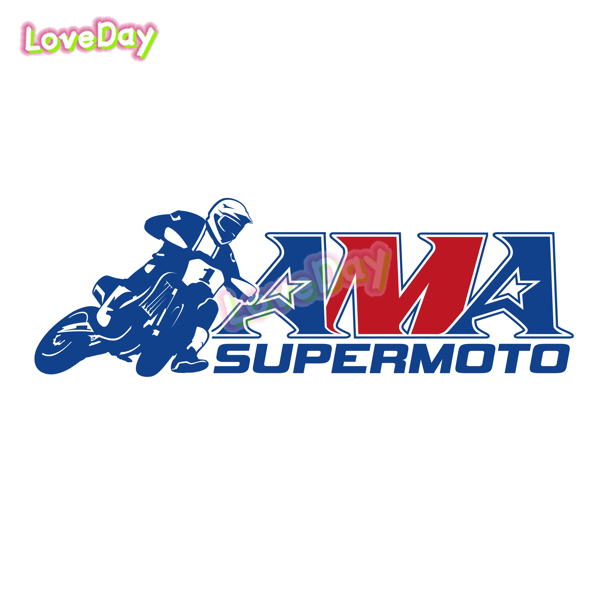 AMA American Motorcyclist Association Logo Sticker Decal Flat Track Superbike Supermoto Motocross Vinyl Racing Car Sticker