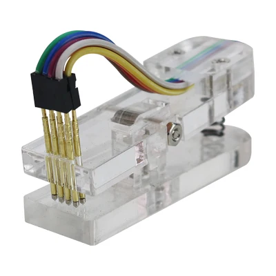 Dual-row Probe 1.27/2.0/2.54mm Pitch Test Clip, Programming Clip, PCB Programming Fixture, Programmer Clip