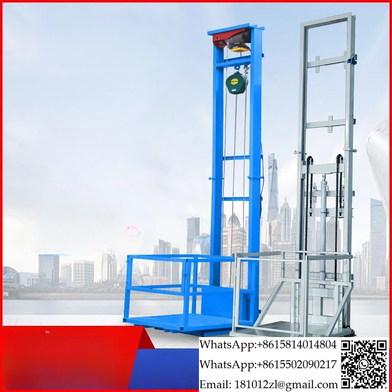 Electric remote control lifting slide factory warehouse heavy goods loading and unloading small hoist 500kg load capacity