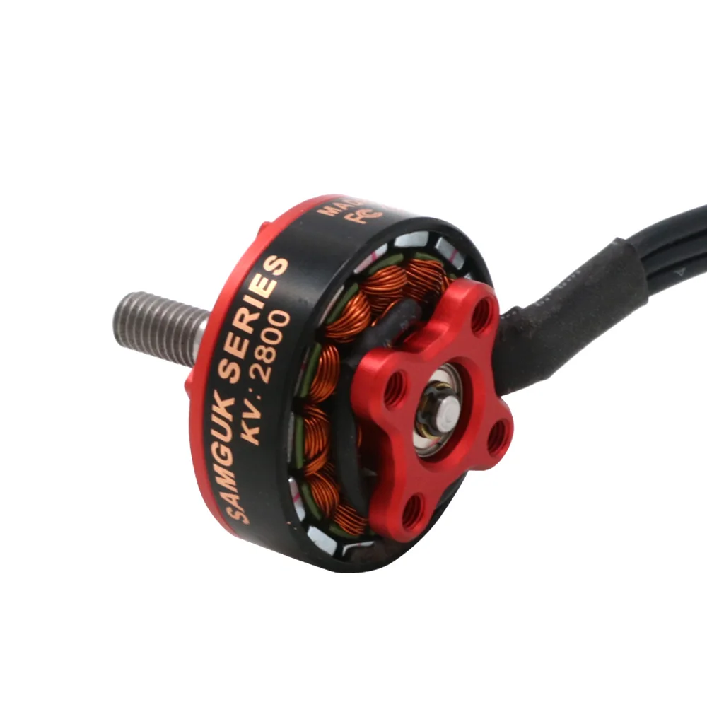 1/4 peças samguk série shu 2306 2500kv 2800kv 3-4s 1750kv 4-6s motor sem escova para modelos de drones rc fpv