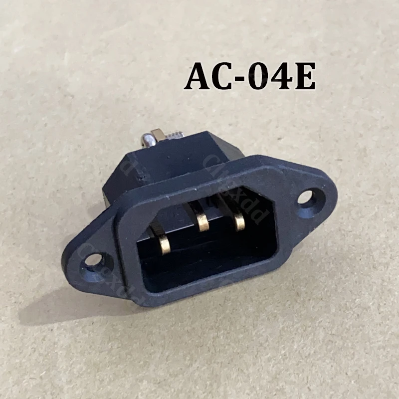 IEC C13 C14 AC-Steckdosenverbinder 10A 250V AC-015A AC-04E Panelmontage 3-poliger Stecker und Buchse für Netzteilgehäuse – Detail 13