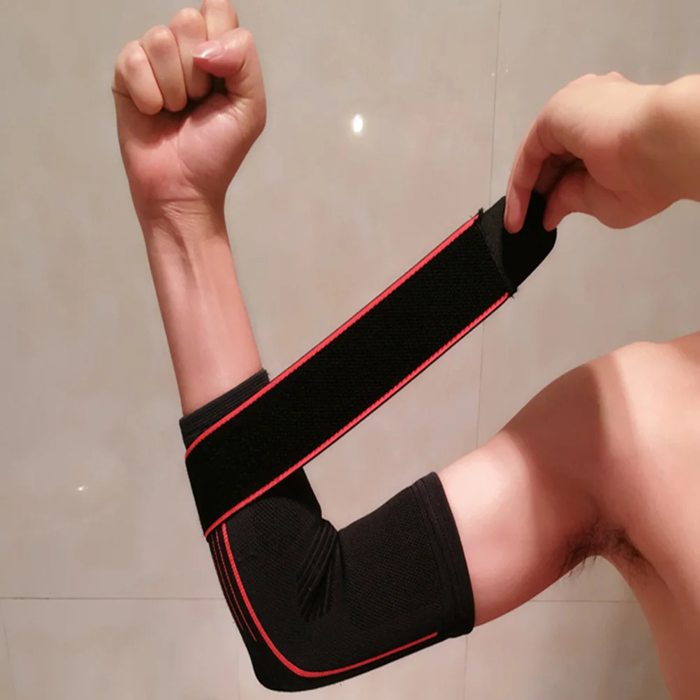 

1pc Adjustable Elbow Arm Guard Premium Durable Supportive Breathable Sports Protector For Basketball Badminton Golf Baseball