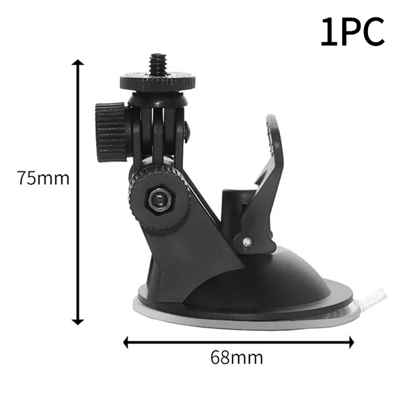 1PC Action Camera Mini Suction Cup Holder Car Windshield Camera Holder Adapter 360 Degree Rotation Accessories For 10.