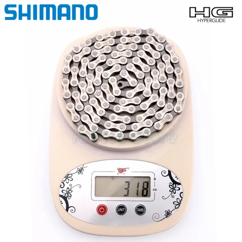 Imagen 2 del producto Shimano Acera cadena MTB de 8 velocidades HG71 HYPERGLIDE 8S corriente para cadenas de bicicleta de montaña eléctrica 8V piezas de ciclismo