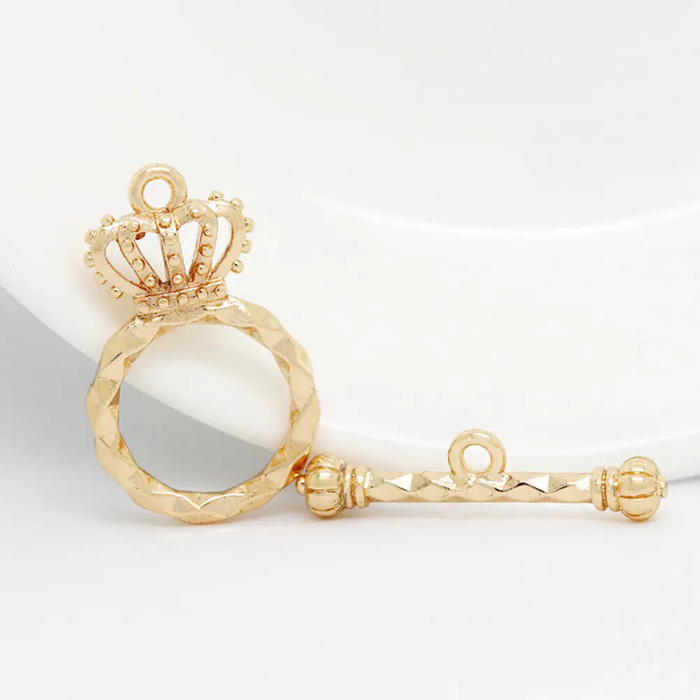 

5 наборов металлических застежек-кронштейнов (кронштейнов-защелок) для ожерелий и браслетов, простые в использовании, для рукоделия, изготовления ювелирных изделий