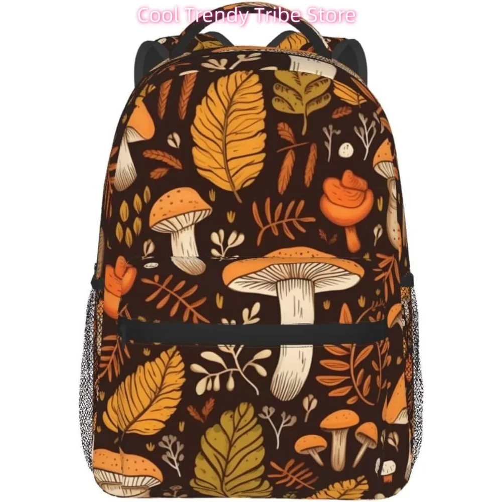 laptoptas terug naar school Zomer Paddestoelen Lichtgewicht laptoprugzak Lichtgewicht Multifunctioneel Reizen Casual Dagrugzak Unisex Col