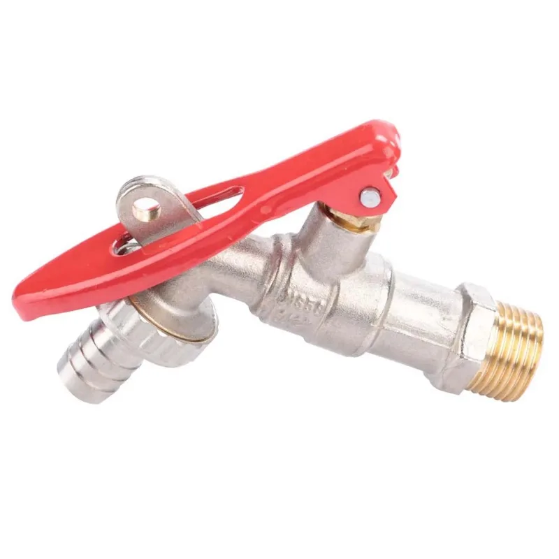 Outdoor Garden Tool Garden Tap Lockable Faucet Lockable Garden Faucet Brass 1/2*3/4