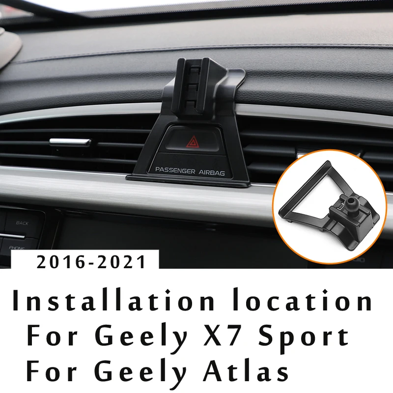 Auto Telefon Halter Für Geely X7 Sport Atlas pro 2018 2021 2022 Auto Styling Halterung GPS Stand Drehbare Unterstützung Mobile zubehör