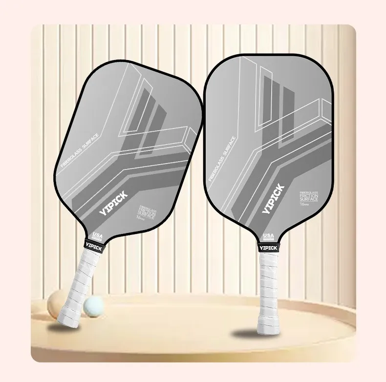 

2pc Pickleball Paddles fiberglass Surface Pickleball Rackets Lightweight Non-slip Grip Honeycomb Pickleball