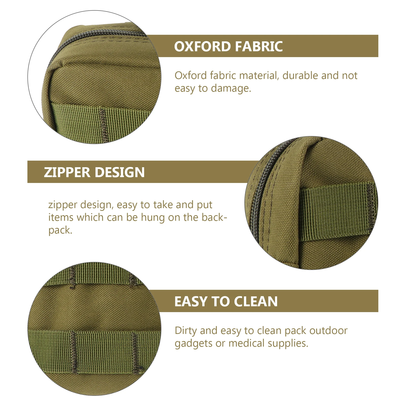 

Tactical Commuter Pack Emergency Pouch Survival Bags Mini Portable Medical Oxford Cloth Utility Travel