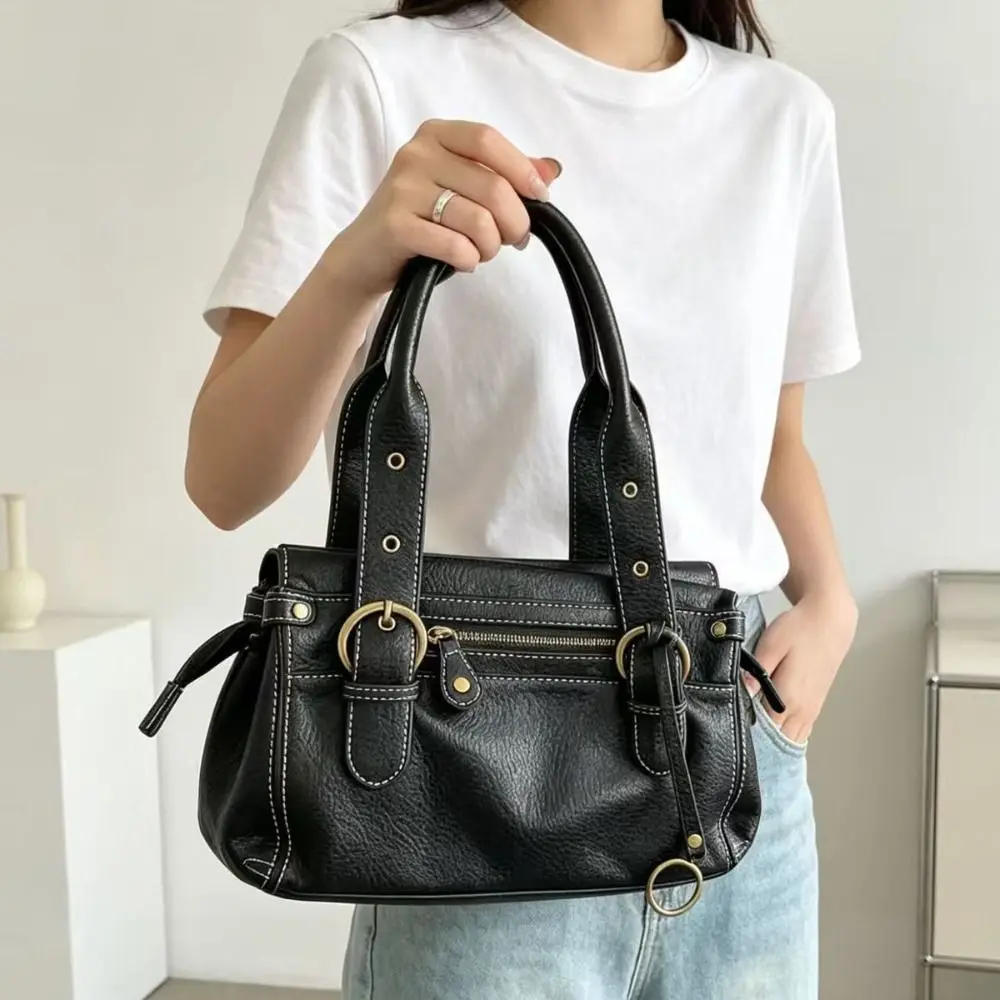 

Trendy Large Capacity Women's Handbags Exquisite Vintage Commute Tote Bag Y2K Versatile Underarm Bag Casual