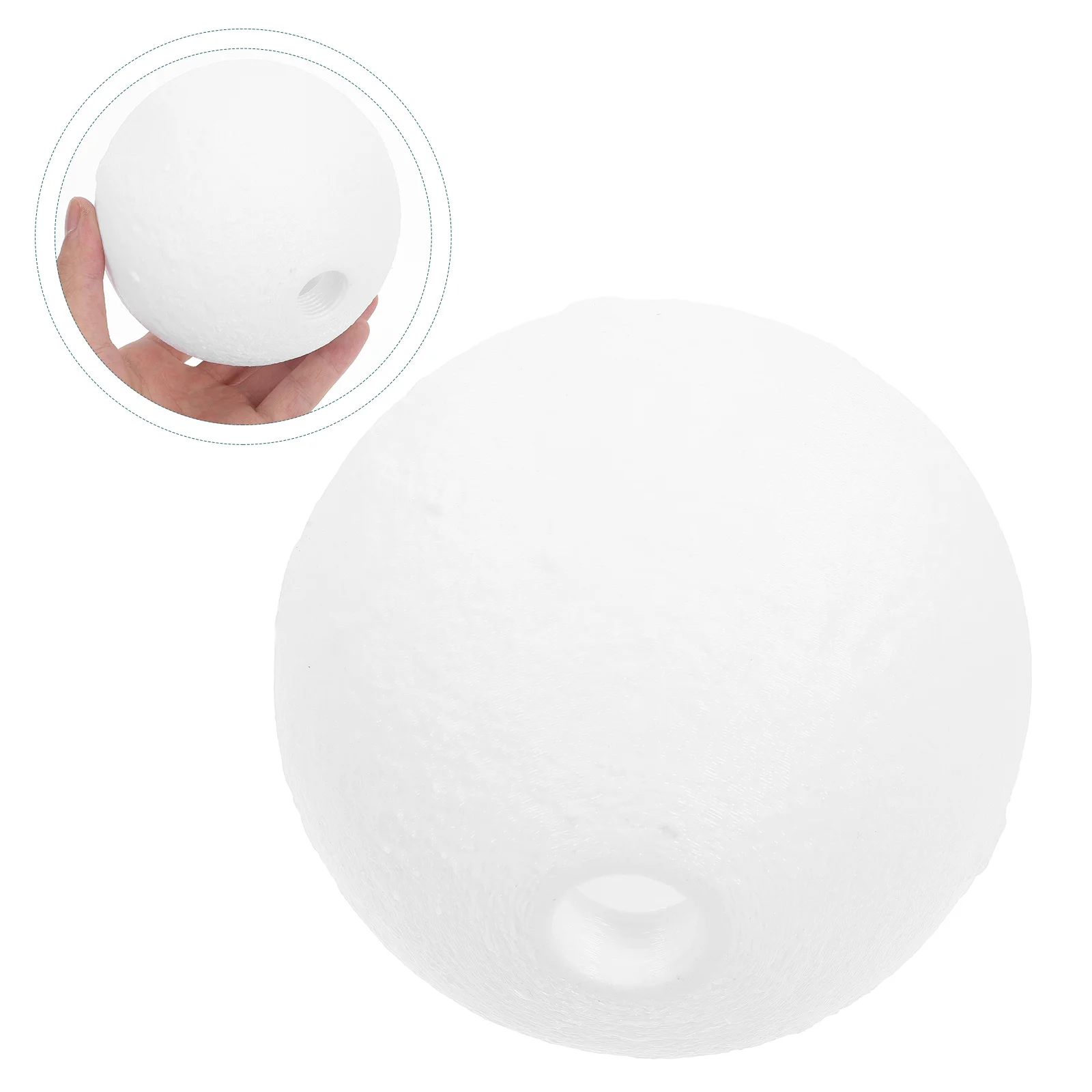 

3D Printed Moon Lampshade For Ceiling Lights Plastic Dome Shade Replacement Simple Chic Decorative Light Cover Bedroom Wall