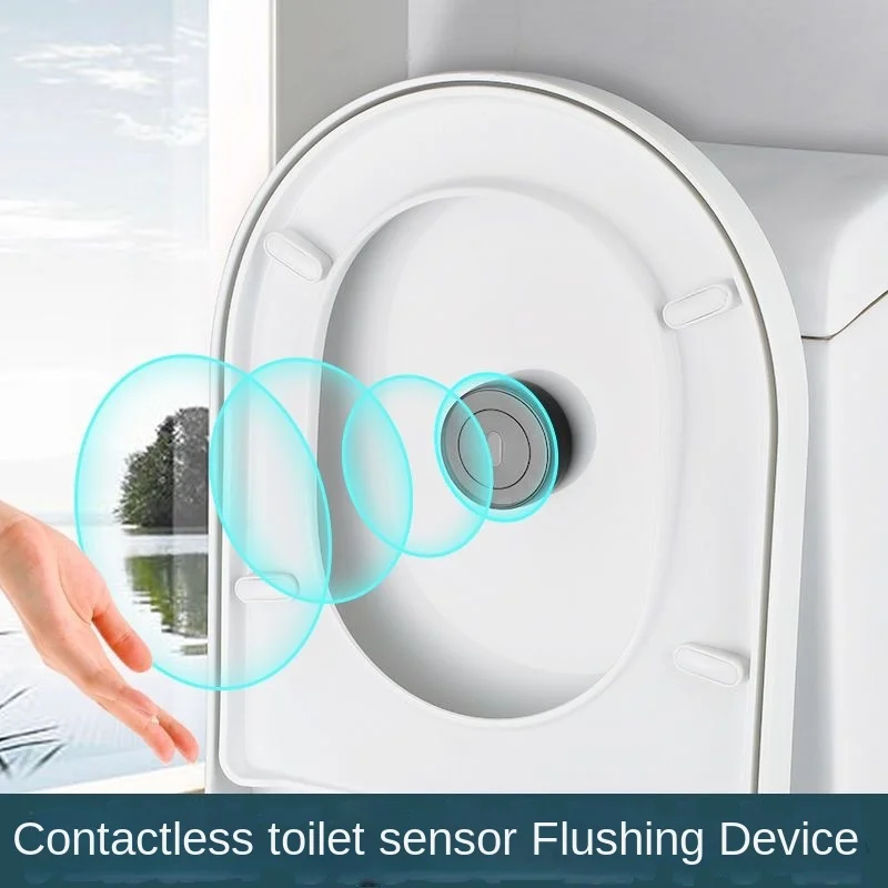 Toilet Auto-Flush Sensor Touch-Free Home Defecation Sensor Flushes The Human Body Away From The Seat Sensor Toilet Flush Fitting