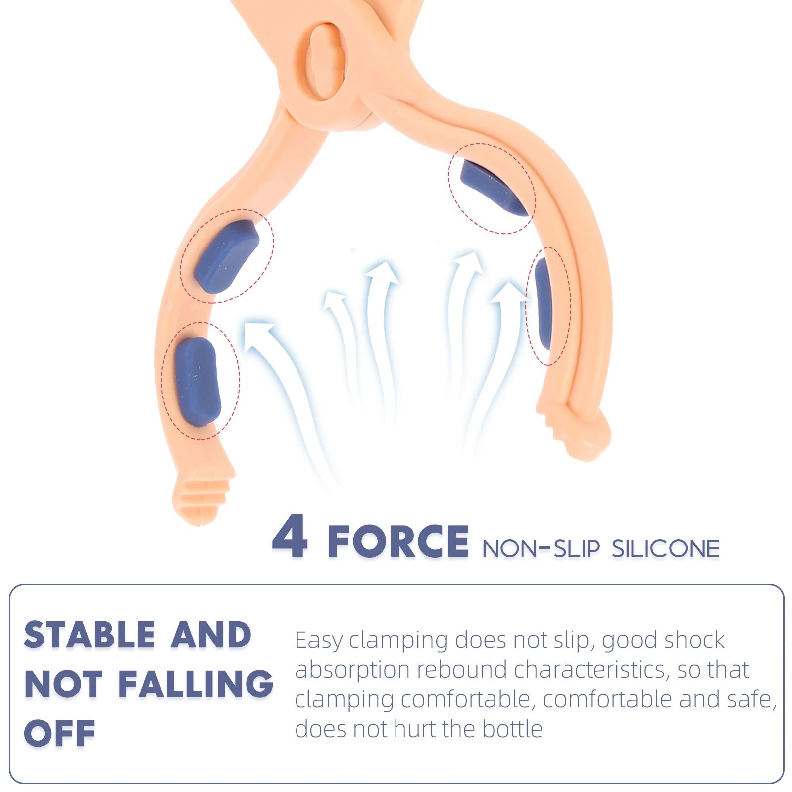 

2pcs Anti-Slip Feeding Clamp Multi-Function Baby Bottle Tong Sterilizer Hot Pan Use Premium Pp Material Lightweight Safe Nursing