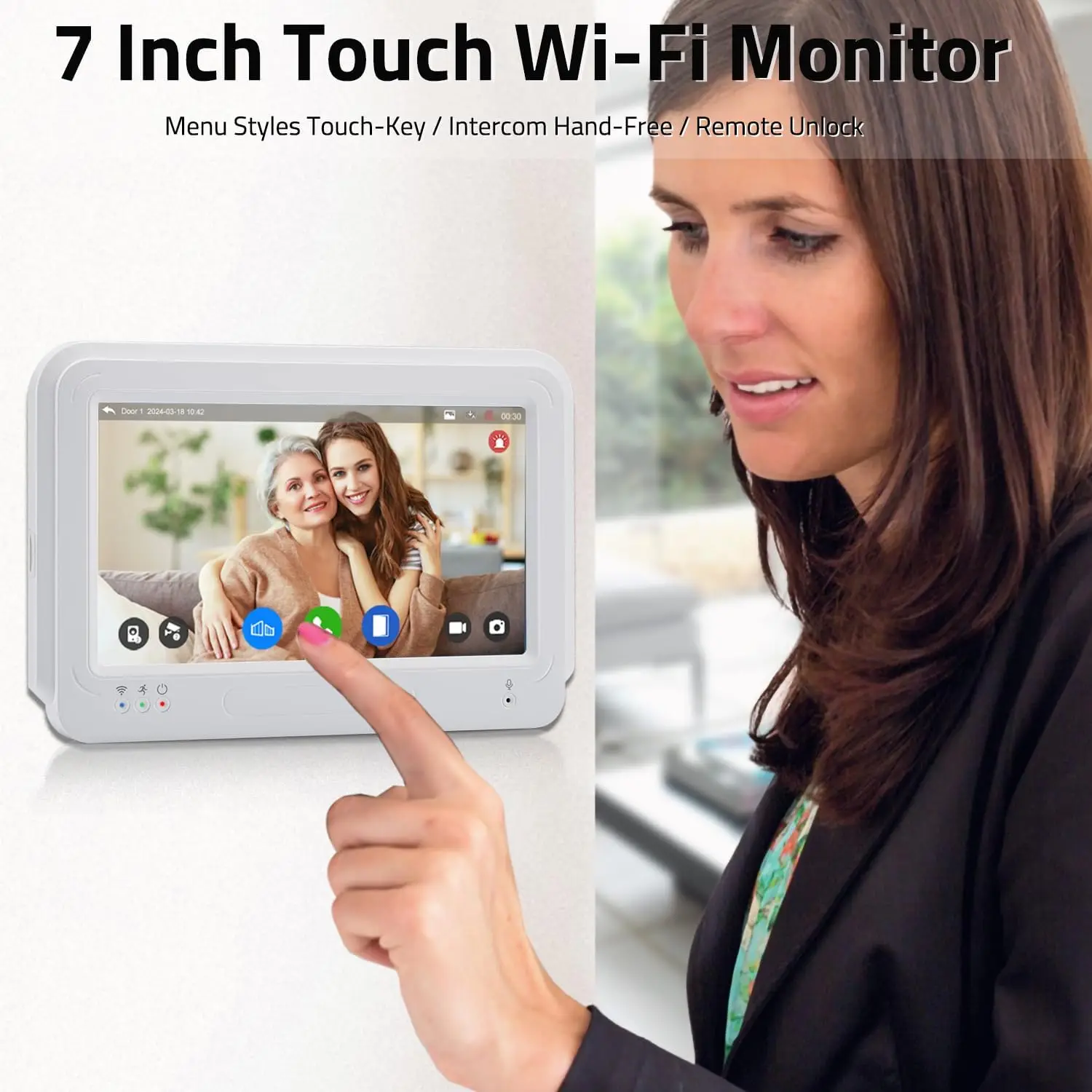 Tuya 2/3/4/5/6/8/10/12 Apartments Home Video Intercom with RIFD Access Contro Camera Video Door Phone 7 Inch Wifi Monitor