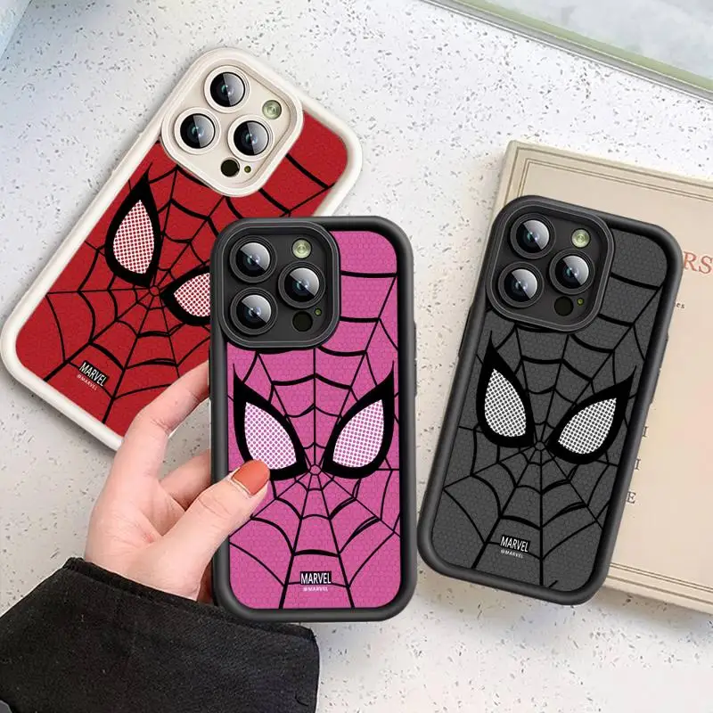 Marvel Sipider Man Logo Phone Case for Xiaomi Redmi Note 11 Pro 5G 12S 11S 12 13 11 Pro Plus 10S 10 Pro 13 5G Capa Soft Cover