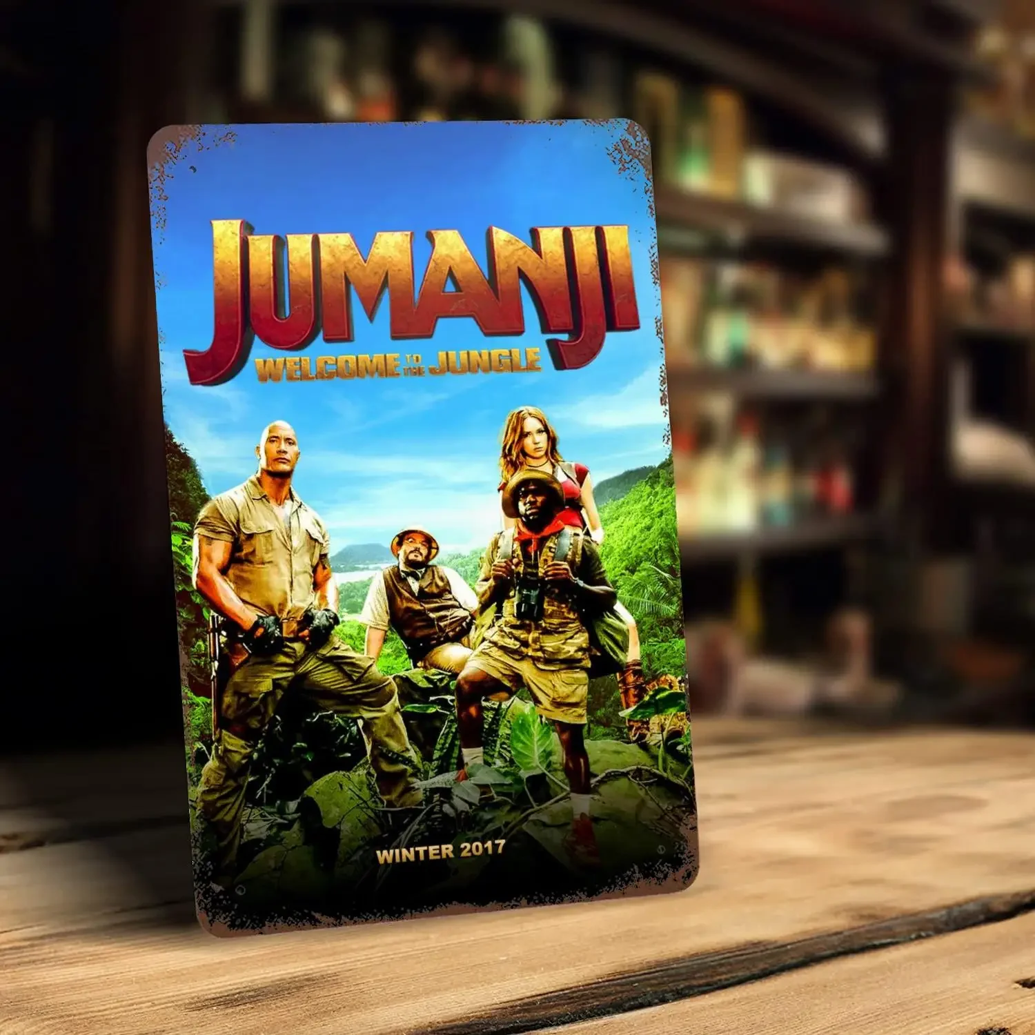 Jumanji Metal Signs wall decor Vintage Tin Signs Captain Metal Poster Decor for Bar Pub Club Wall Decoration