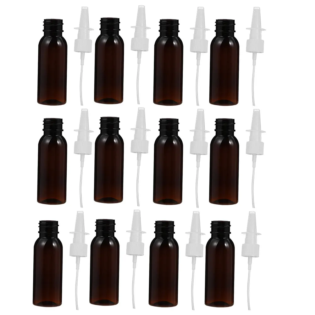 

12 Pcs Nasal Sprayer Multipurpose Sub Bottles Direct Injection Long Nose Package Container The Pet Convenient Empty Cosmetics