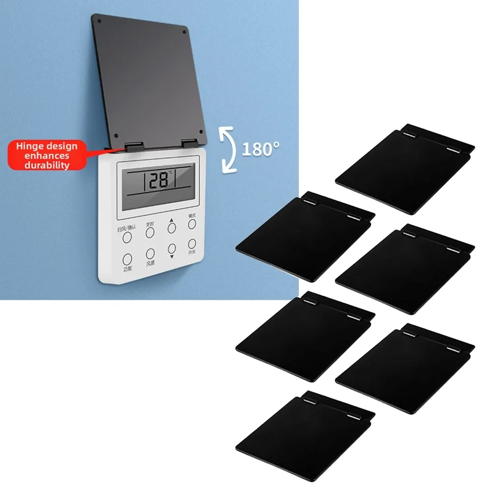 

87*91mm Central AC Thermostat Cover Panel Controller Panel Protection Cover Air Conditioner Thermostat Switch Protector
