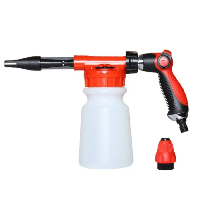 Car Wash Cannon Snow Cannon With Detachable Foam Bottle Low Pressure Washer Adjustable Foam Soap Sprayer Car Cleaning Machine