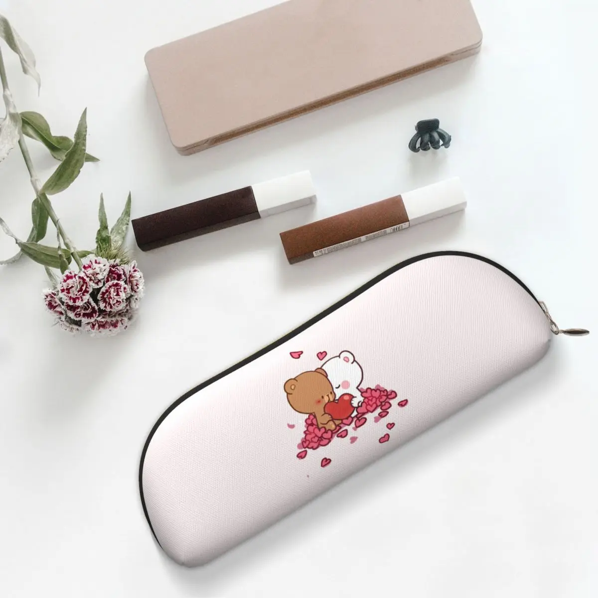 

Персик и Гома Бубу Дуду Воздушный шарик Пенал для хранения канцелярских принадлежностей Большая вместительная коробка для ручек Сумка-карандаш для детей