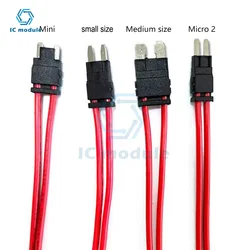 Car modification ACC fuse box Small Medium Micro2 Mini Standard fuse power socket Lossless fuse tap holder 16AWG