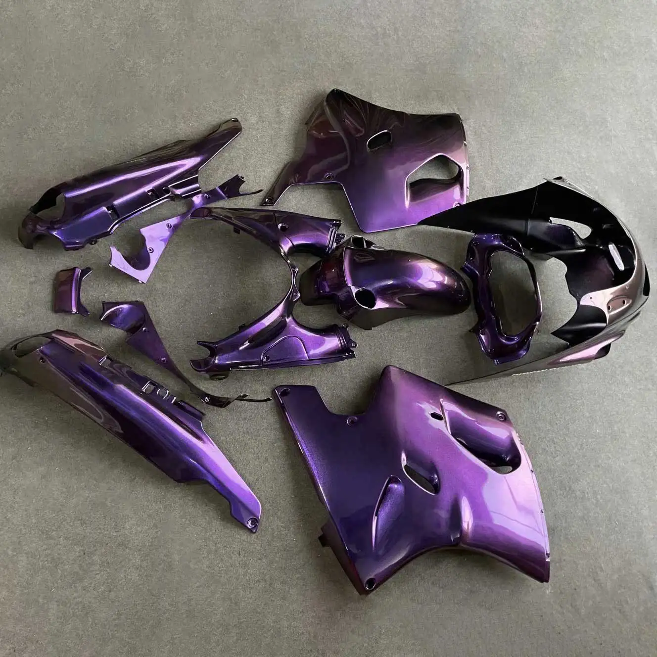 Fit For Kawasaki Ninja ZX11 ZZR1100 D 1993 - 2001 Motorcycle Plastic Fairing Bodywork Panel Kit Set ZX 11 ZZR 1100 ZZR1100D