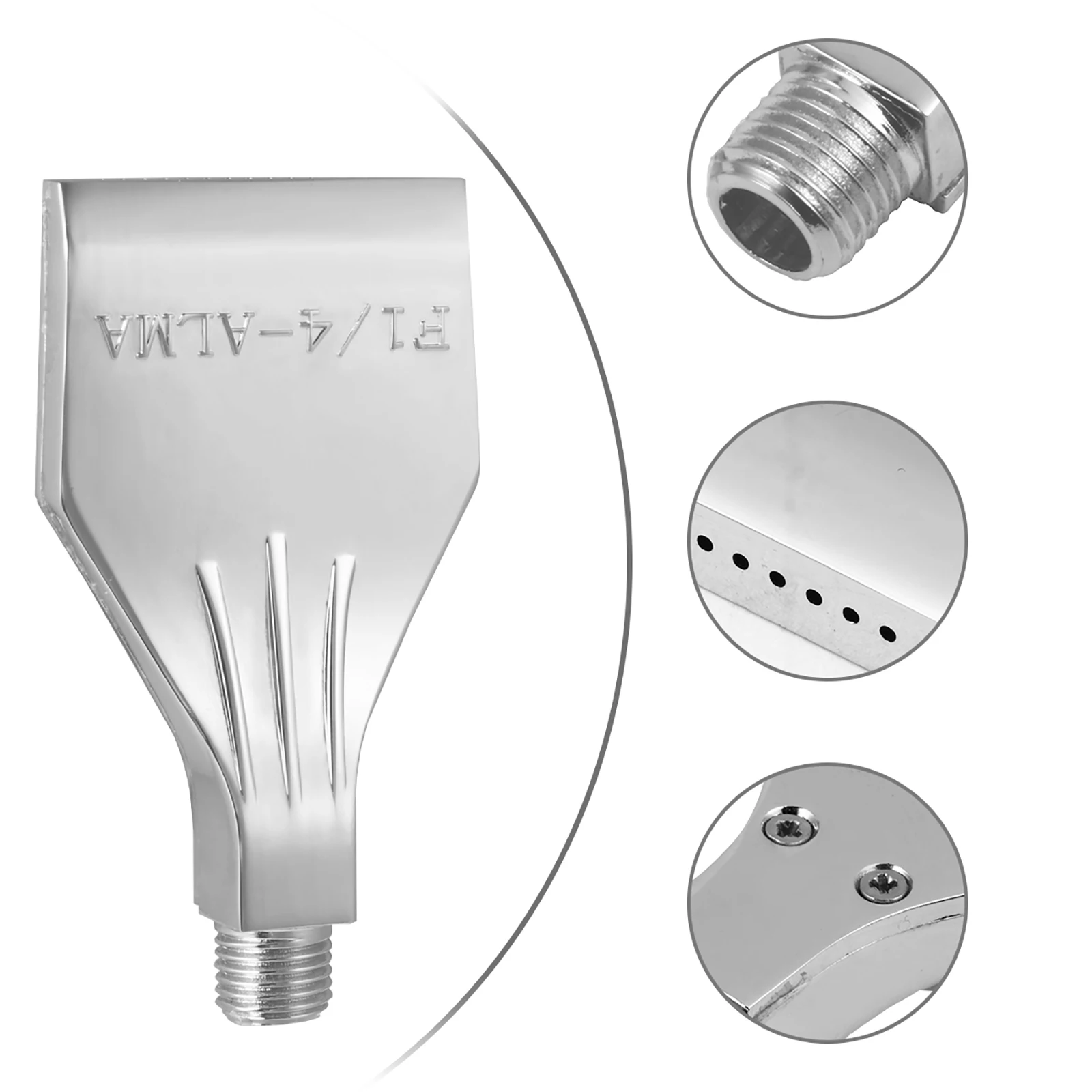 

Aluminum Blowing Nozzle Air Blower End Accessories Wind Cooling Machine Parts 1 4 Inch Connectors External Teeth Strong