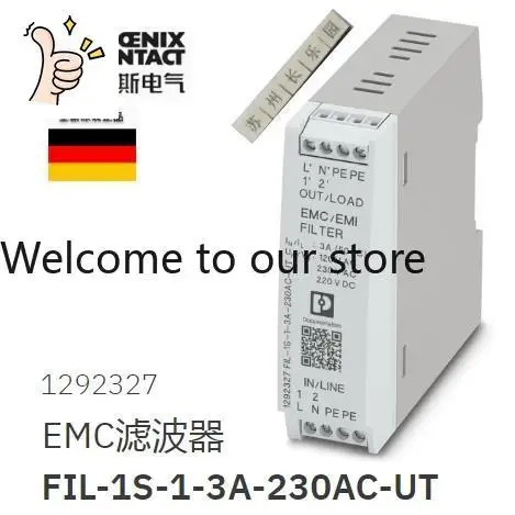 1292327 FIL-1S-1-3A-230AC-UT Phoenix EMC Filter, Original Brand New Order