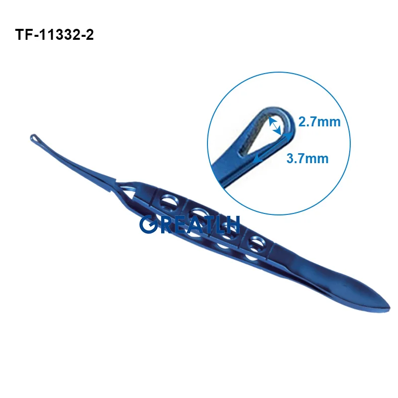 1pcs Lens Implantation Forceps Titanium Alloy Ophthalmic Surgical Instrument