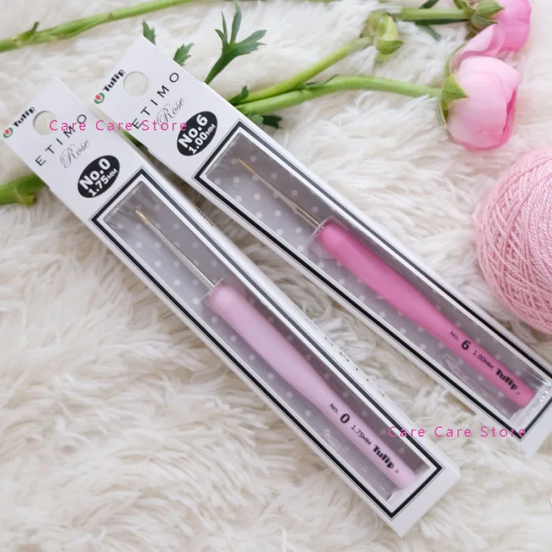 1Piece Tulip Etimo Rose Crochet Hook Tulip Crochet Needle Knit Hook Embroidery Needle Crochet For Knitting Hooks