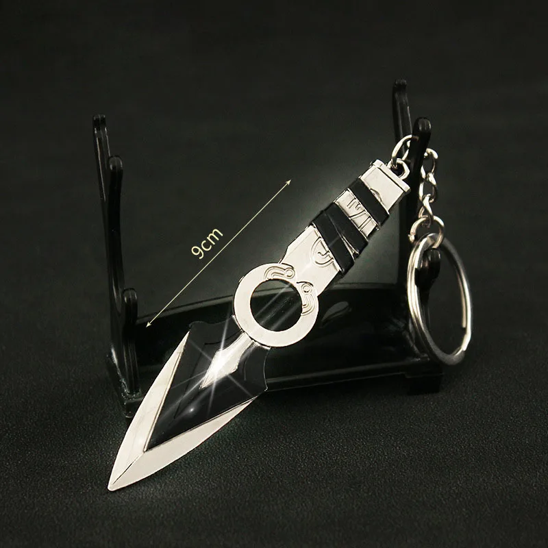 Valorant Weapon Keychain JETT Kunai 9cm Model Melee Reaver Knife Alloy Metal Game Peripheral Samurai Sword Gifts Toys for Boys