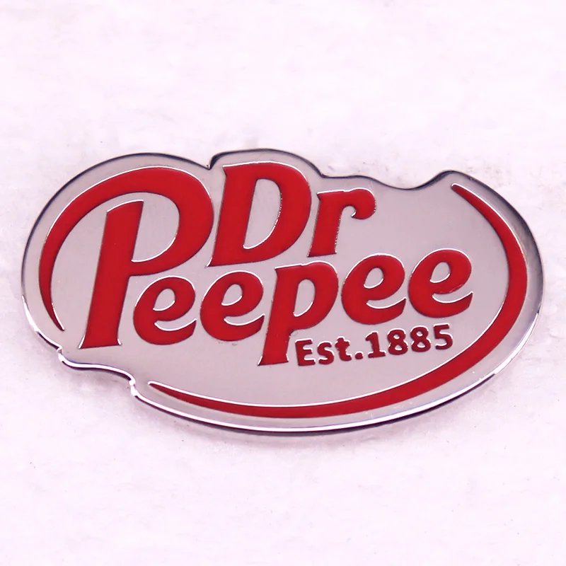 Dr Peepee insignia Gamer Meme esmalte Pin broche joyería mochila decorar regalos