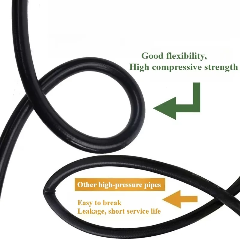 Glb For 10M Wear-resistant High Pressure Water Outlet Hose Extension Pipe, Suitable for AR Cleaning Machine, Car Washing Machine