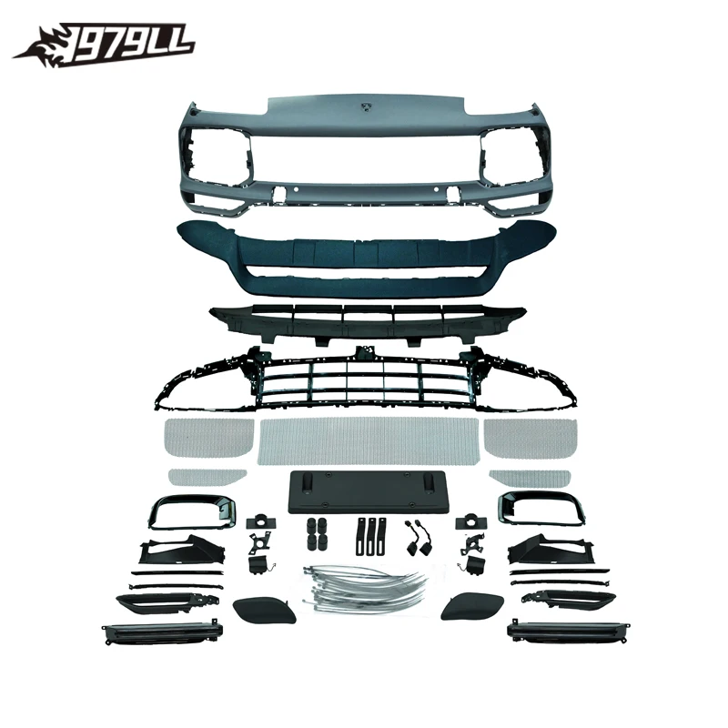 Hot Sale! Car Bodykit 2007-2010 Porsche Cayenne 957 Front Bumper - Upgrade to 9Y0 Style Body Kit - Image 5
