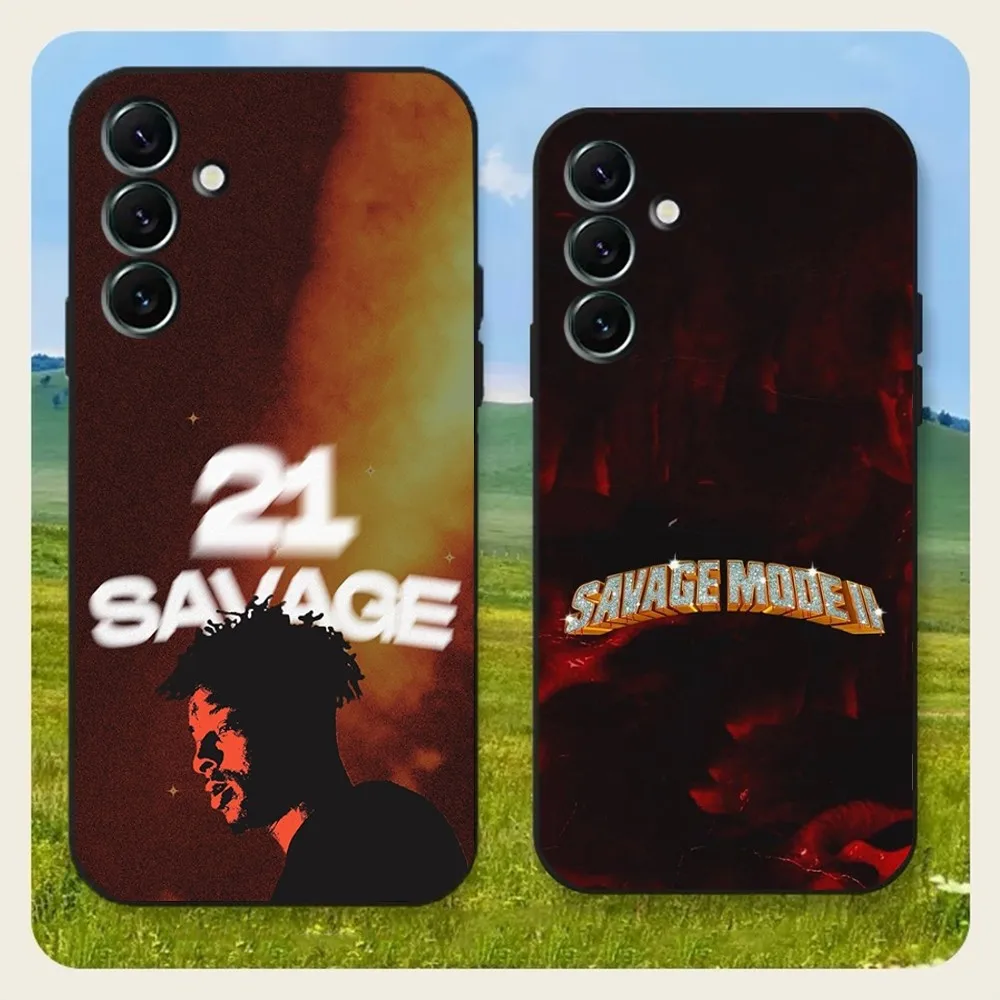 21 S-Savage American Dream Phone Case For Samsung Galaxy A20,A21s,A22,A31,A32,A52,A53,A72,73,A80,A91Soft Black Cover