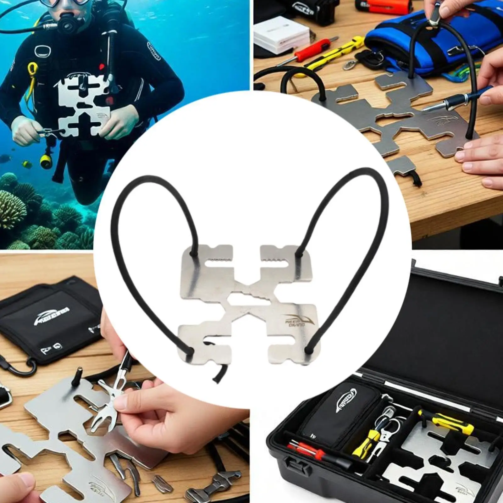 

Легкий утяжелитель для гидрокостюма (BCD) из нержавеющей стали, инструмент для крепления снаряжения для дайвинга