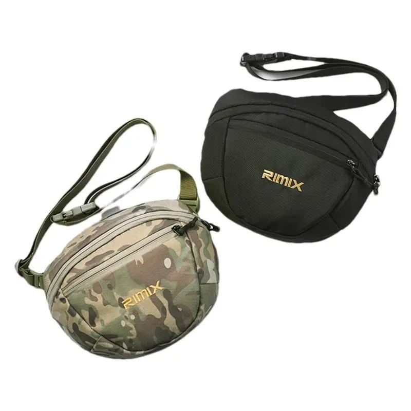 Nylon Crossbody Bag Waterproof Camouflage Belt Bag Adjustable Strap Slim Fanny Pack Women's Fanny Pack For Outdoor Travel