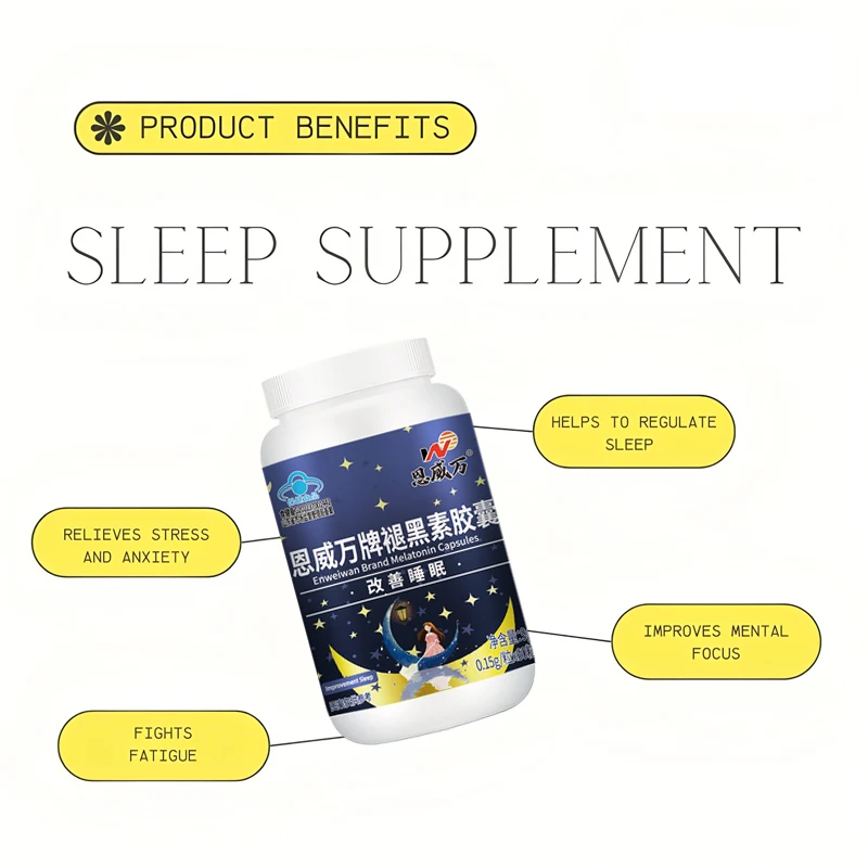 Melatonin Capsules, Deep Sleep & Brain Cognition, Extra Strength Liposomal Melatonin with Vitamin B6,double effect quality sleep