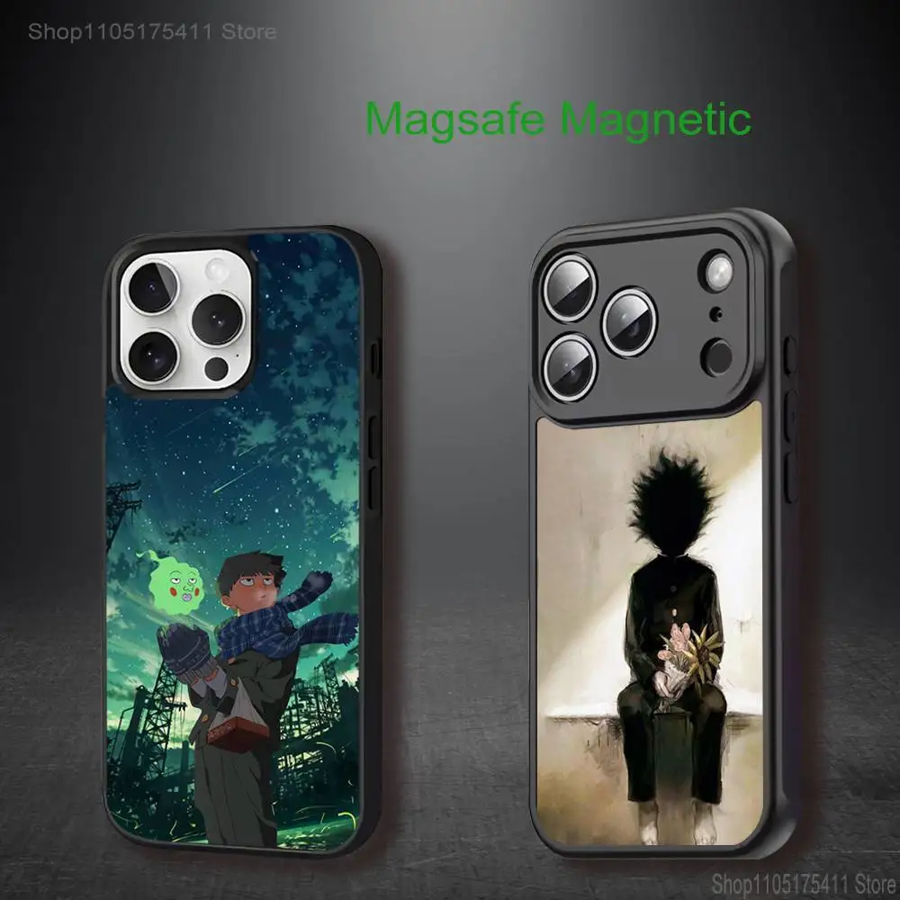 

Cool M-Mob Psycho 100 Phone Case For iPhone 17,16,15,14,13,12,11,Pro,Max,Plus,Mini,SE4,E Magnetic Magsafe Wireless Charging