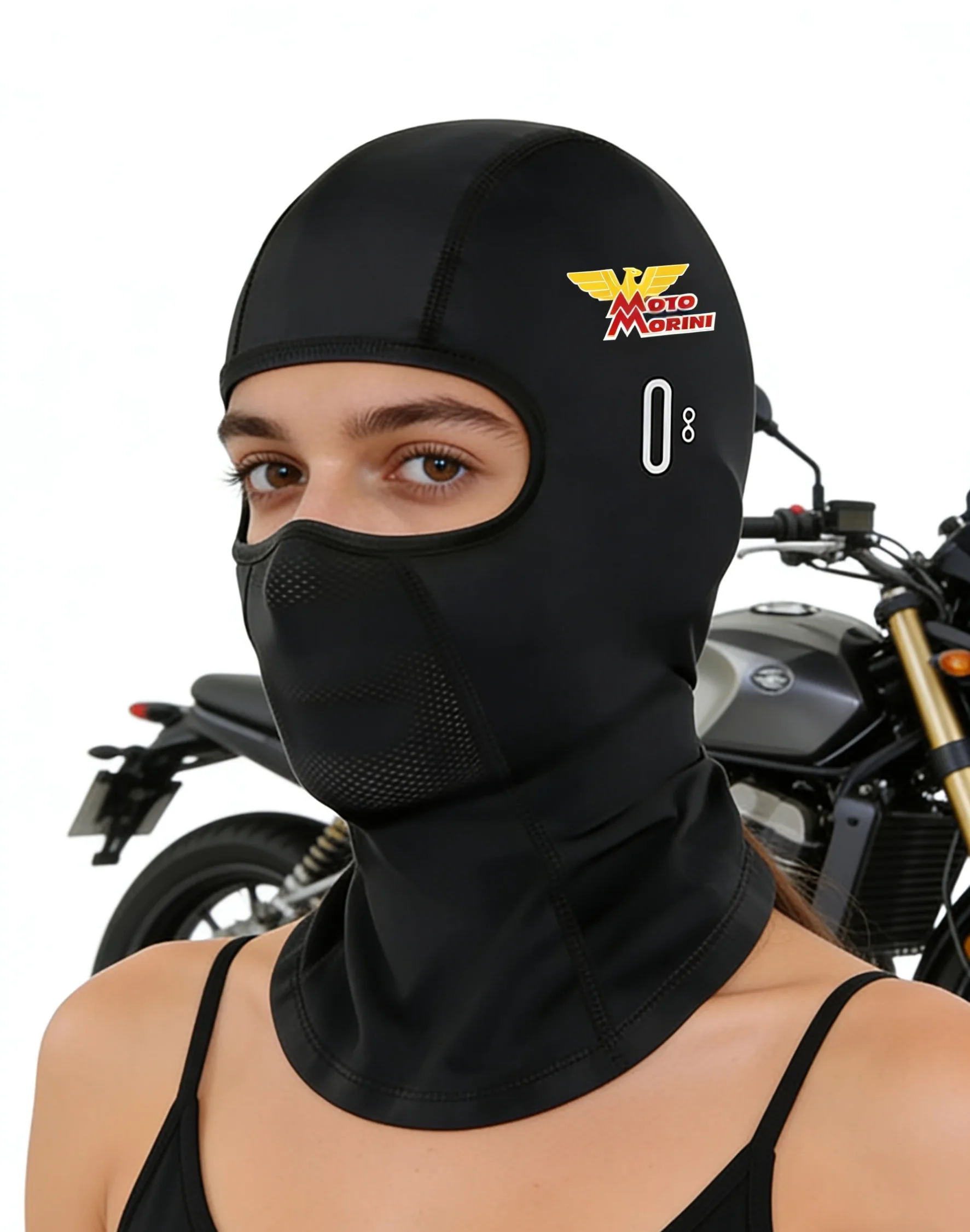 

Moisture-Wicking Balaclava by morini: Soft Breathable Full Face Mask, Multi-Purpose Cycling Liner & Tactical Cap for Outdoor