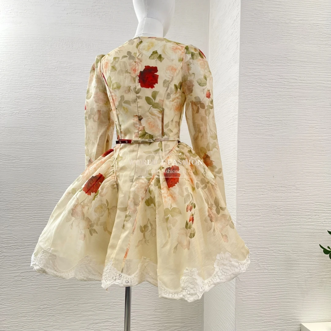 Рисунок 3 - Льняное шелковое мини-платье высокого