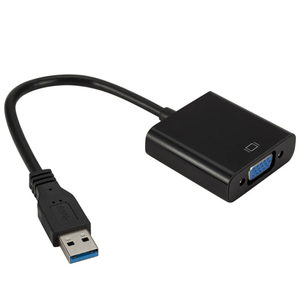 

USB to VGA converter projector conversion cable USB3.0 to VGA interface external graphics card expansion display screen data cab