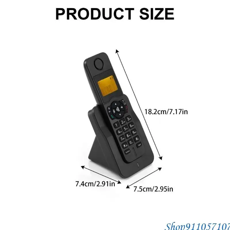 203b D1005 Беспроводной телефон с 50 номерами и усовершенствованными звонками