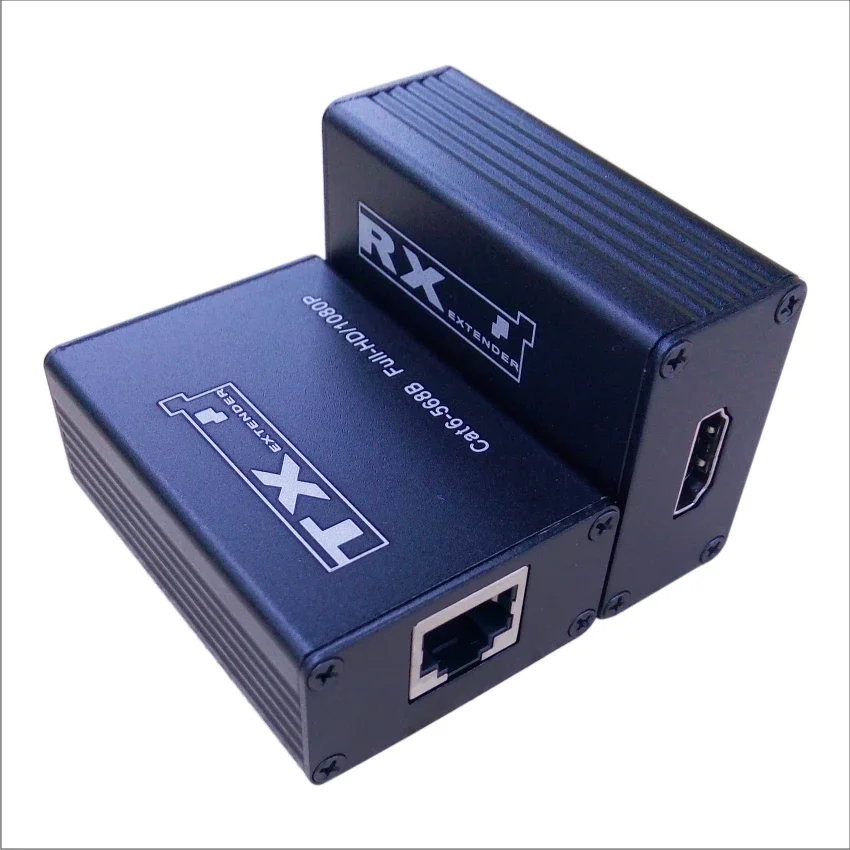 1Pair Up To 30M 1080P HDMI-compatible RJ45 Extender Extension CAT5e/6 Network Ethernet LAN Extend For CCTV DVR NVR